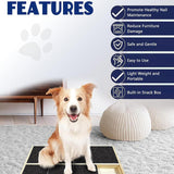 Maxbell Dog Nail Scratch Board with Treat Box Easy to Use Puppy with Treat Dispenser
