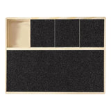 Maxbell Dog Nail Scratch Board with Treat Box Easy to Use Puppy with Treat Dispenser