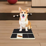 Maxbell Dog Nail Scratch Board with Treat Box Easy to Use Puppy with Treat Dispenser