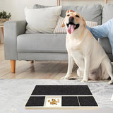 Maxbell Dog Nail Scratch Board with Treat Box Easy to Use Puppy with Treat Dispenser