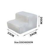 Maxbell Pet Ramp Lightweight Non Slip Gentle Slope for Puppy Dogs Injured Small Pets White