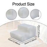 Maxbell Pet Ramp Lightweight Non Slip Gentle Slope for Puppy Dogs Injured Small Pets White