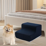 Maxbell Pet Ramp Lightweight Non Slip Gentle Slope for Puppy Dogs Injured Small Pets dark blue