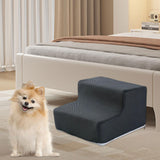 Maxbell Pet Ramp Lightweight Non Slip Gentle Slope for Puppy Dogs Injured Small Pets dark gray