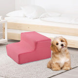 Maxbell Pet Ramp Lightweight Non Slip Gentle Slope for Puppy Dogs Injured Small Pets Pink