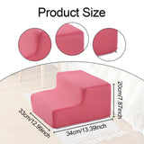 Maxbell Pet Ramp Lightweight Non Slip Gentle Slope for Puppy Dogs Injured Small Pets Pink