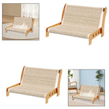 Maxbell Cat Sisal Scratching Board recliner Sofa Accessory Reusable Kitten Chair Toy Size L