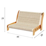 Maxbell Cat Sisal Scratching Board recliner Sofa Accessory Reusable Kitten Chair Toy Size S