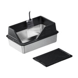 Maxbell Cat Litter Tray with Raised Edges Splashproof Large Capacity Include Scooper Black