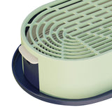 Maxbell Cat Grass Germination Starter Planter Multifunctional Wheatgrass Growing Pot Dark and Light Green