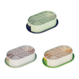 Maxbell Cat Grass Germination Starter Planter Multifunctional Wheatgrass Growing Pot Dark and Light Green