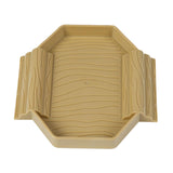 Maxbell Turtle Bathing Pool with Double Ladder Reptile Water Dish for Bearded Dragon Yellow