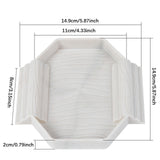 Maxbell Turtle Bathing Pool with Double Ladder Reptile Water Dish for Bearded Dragon White