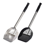 Maxbell Stainless Steel Cats Litter Scoop Kitten Litter Sifting Shovel for Litter Pan Silver