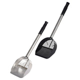Maxbell Stainless Steel Cats Litter Scoop Kitten Litter Sifting Shovel for Litter Pan Silver