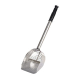 Maxbell Stainless Steel Cats Litter Scoop Kitten Litter Sifting Shovel for Litter Pan Silver