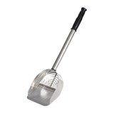 Maxbell Stainless Steel Cats Litter Scoop Kitten Litter Sifting Shovel for Litter Pan Silver