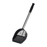 Maxbell Stainless Steel Cats Litter Scoop Kitten Litter Sifting Shovel for Litter Pan Black