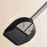Maxbell Stainless Steel Cats Litter Scoop Kitten Litter Sifting Shovel for Litter Pan Black