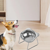 Maxbell Raised Dog Bowl Pet Food Water Dish Kitty Household Elevated Tilted Cat Bowl