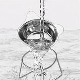 Maxbell Raised Dog Bowl Pet Food Water Dish Kitty Household Elevated Tilted Cat Bowl