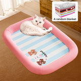 Maxbell Pet Cooling Pad Playmat Puppy Kitten Nest for Small Medium Dog and Adult Cat