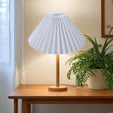 Maxbell Pleated Lampshade Simple Cloth Floor Lamp Shade for Home Dining Room Bedroom White