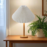 Maxbell Pleated Lampshade Simple Cloth Floor Lamp Shade for Home Dining Room Bedroom Linen