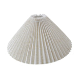 Maxbell Pleated Lampshade Simple Cloth Floor Lamp Shade for Home Dining Room Bedroom Linen