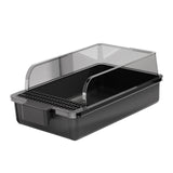 Maxbell Cat Litter Box Portable Cat Litter Container High Side High Sided Litter Pan black