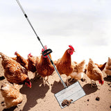 Maxbell Chicken Poop Scooper Practical Easy to Use Adjustable Handle Poultry Scooper