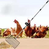 Maxbell Chicken Poop Scooper Practical Easy to Use Adjustable Handle Poultry Scooper