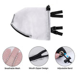 Maxbell Pet Muzzle Comfortable Anti Biting Protective Cover for Park Hiking Training