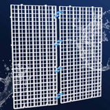 Maxbell Fish Tank Divider Easy Installation Aquarium Lid Separation Hood Bottom Tray 30x30x1cm Black