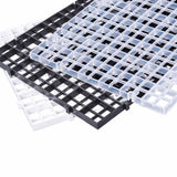 Maxbell Fish Tank Divider Easy Installation Aquarium Lid Separation Hood Bottom Tray 30x30x1cm Black