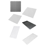 Maxbell Fish Tank Divider Easy Installation Aquarium Lid Separation Hood Bottom Tray 30x30x1cm Black