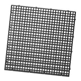 Maxbell Fish Tank Divider Easy Installation Aquarium Lid Separation Hood Bottom Tray 30x30x1cm Black
