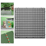 Maxbell Fish Tank Divider Easy Installation Aquarium Lid Separation Hood Bottom Tray 30x30x1cm Black