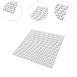 Maxbell Fish Tank Divider Easy Installation Aquarium Lid Separation Hood Bottom Tray 30x30x1cm White