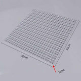 Maxbell Fish Tank Divider Easy Installation Aquarium Lid Separation Hood Bottom Tray 30x30x1cm Clear