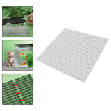 Maxbell Fish Tank Divider Easy Installation Aquarium Lid Separation Hood Bottom Tray 30x30x1cm Clear