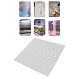 Maxbell Fish Tank Divider Easy Installation Aquarium Lid Separation Hood Bottom Tray 30x30x1cm Clear