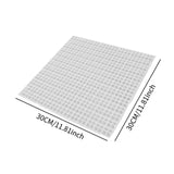 Maxbell Fish Tank Divider Easy Installation Aquarium Lid Separation Hood Bottom Tray 30x30x1cm Clear