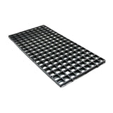 Maxbell Fish Tank Divider Easy Installation Aquarium Lid Separation Hood Bottom Tray 30x15x1.5cm Black