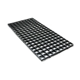 Maxbell Fish Tank Divider Easy Installation Aquarium Lid Separation Hood Bottom Tray 30x15x1.5cm Black