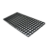 Maxbell Fish Tank Divider Easy Installation Aquarium Lid Separation Hood Bottom Tray 30x15x1.5cm Black