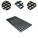 Maxbell Fish Tank Divider Easy Installation Aquarium Lid Separation Hood Bottom Tray 30x15x1.5cm Black