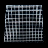 Maxbell Fish Tank Divider Easy Installation Aquarium Lid Separation Hood Bottom Tray 30x15x1.5cm Black