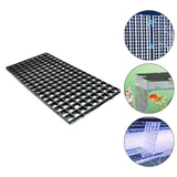 Maxbell Fish Tank Divider Easy Installation Aquarium Lid Separation Hood Bottom Tray 30x15x1.5cm Black