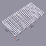 Maxbell Fish Tank Divider Easy Installation Aquarium Lid Separation Hood Bottom Tray 30x15x1.5cm White